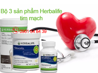Bộ 3 sản phẩm herbalife hỗ trợ tim mạch